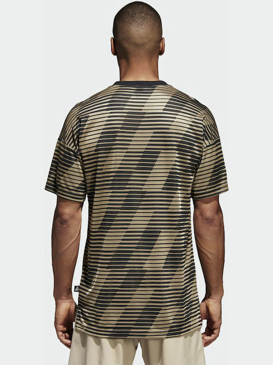 adidas Tango Jersey T-shirt Brown