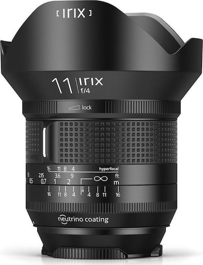 Irix Full Frame Camera Lens Firefly 11mm f/4.0 Wide Angle for Nikon F Mount Black