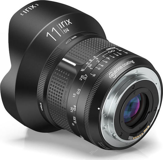 Irix Full Frame Φωτογραφικός Φακός Firefly 11mm f/4.0 Wide Angle για Canon EF Mount Μαύρος