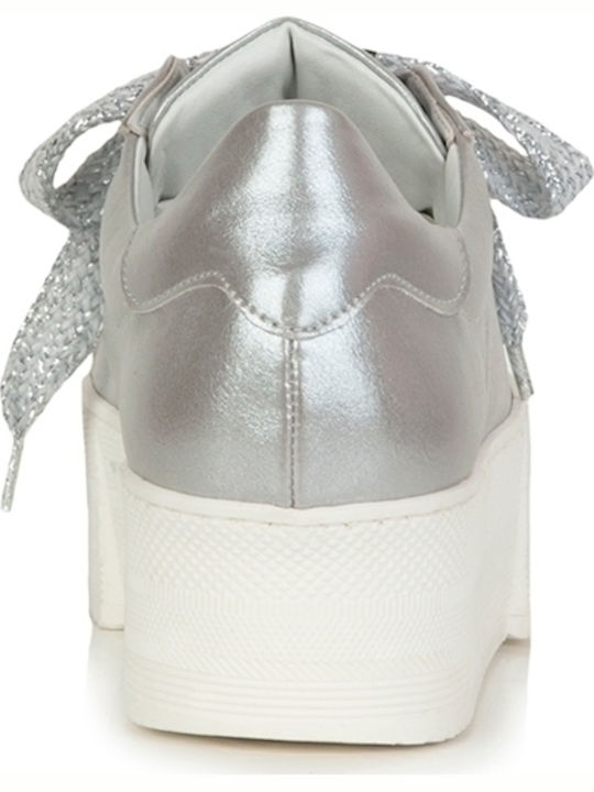 Sante 99041-10 Damen Flatforms Sneakers Silber