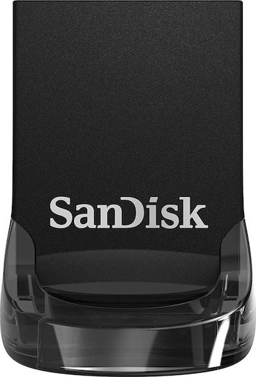 Sandisk Ultra Fit 16GB USB 3.1 Стик Черен