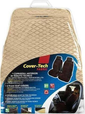 Lampa Polyester Seat Covers Set 2pcs Cover-Tech Beige