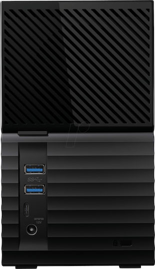 Western Digital My Book Duo USB 2.0 / USB 3.0 / USB-C External 3.5" HDD 20TB Black