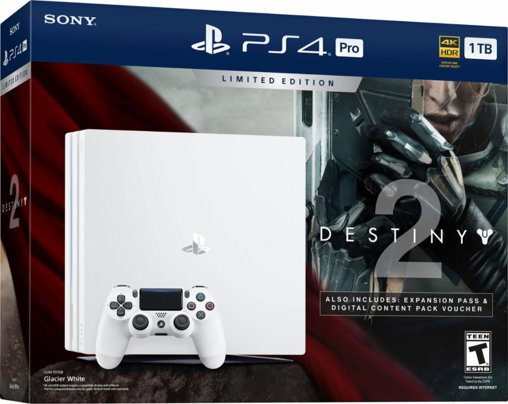 Sony PlayStation 4 Pro Glacier White 1TB & Destiny 2 | Skroutz.gr