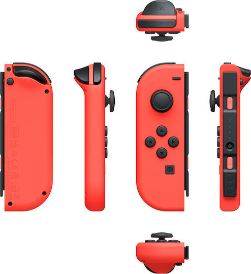 Nintendo Joy-Con Set Ασύρματο Gamepad για Switch Neon Red/Blue