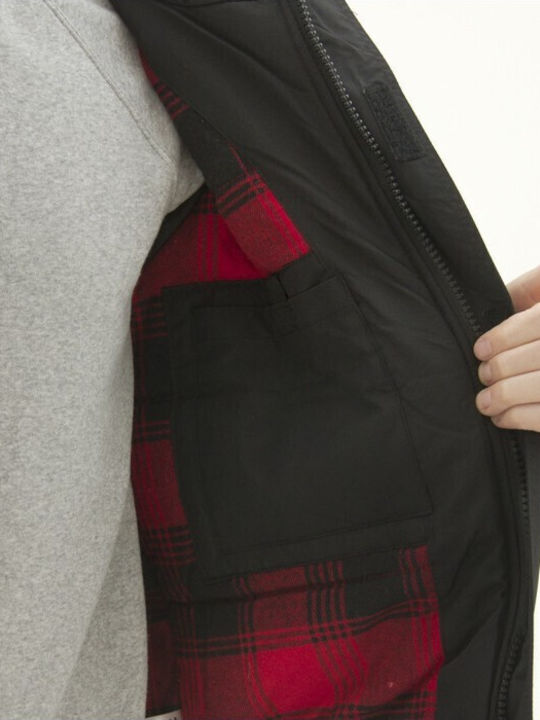 Winter Jacket Bomber Waterproof Black