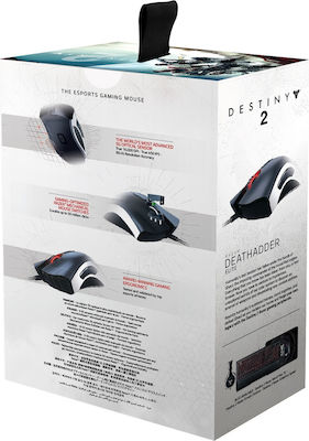 Razer Destiny 2 Deathadder Elite Gaming Ποντίκι Μαύρο