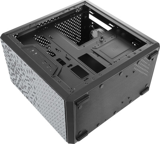 CoolerMaster MasterBox Q300L Gaming Mini Tower Κουτί Υπολογιστή με Πλαϊνό Παράθυρο Μαύρο