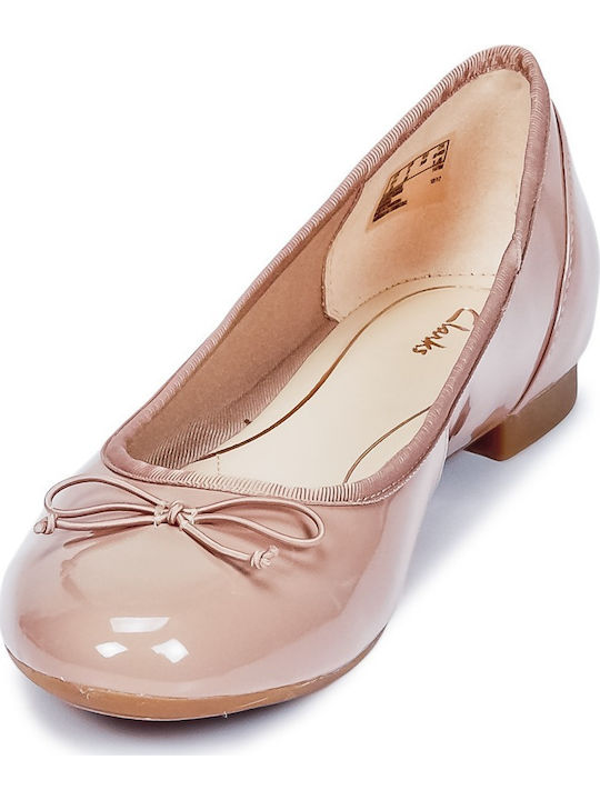 Patent Leather Ballerinas Couture Bloom Pink