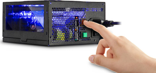 Inter-Tech Argus RGB 600W Μαύρο Τροφοδοτικό Υπολογιστή Full Wired 80 Plus Bronze