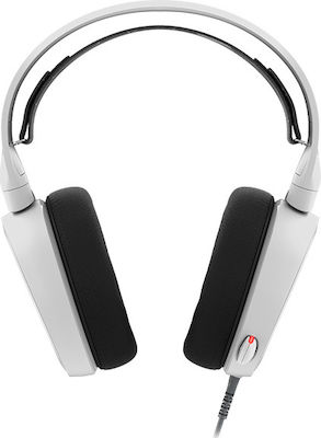 SteelSeries Геймърски слушалки с връзка USB Бял