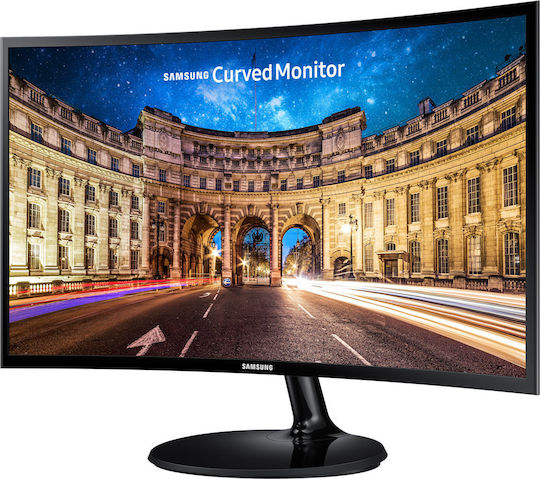 Samsung C24F390FHU VA Curved Monitor 24" FHD 1920x1080 με Χρόνο Απόκρισης 4ms GTG