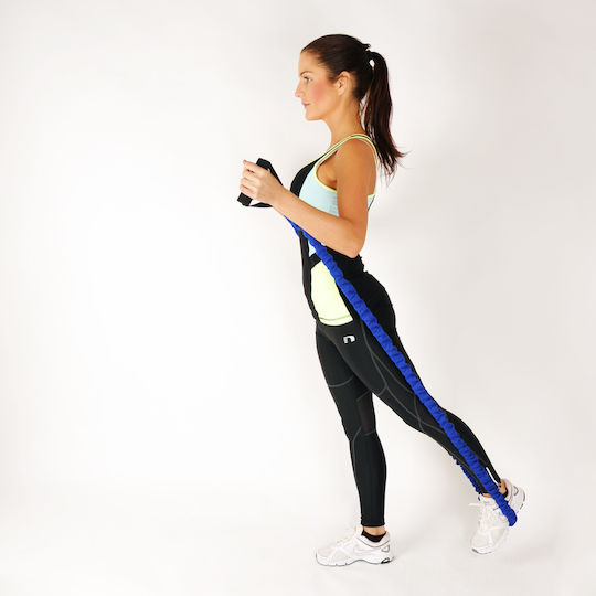 inSPORTline Resistance Band Gymtube Very Hard with Handles Blue 130cm 1.3m