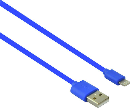 Lamtech LAM4451 USB-A to Lightning Cable Blue 1m (LAM445141)