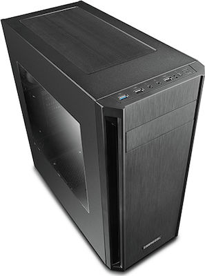 Deepcool D-Shield V2 Midi Tower Κουτί Υπολογιστή με Πλαϊνό Παράθυρο Μαύρο
