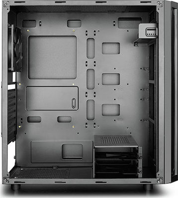 Deepcool D-Shield V2 Midi Tower Κουτί Υπολογιστή με Πλαϊνό Παράθυρο Μαύρο