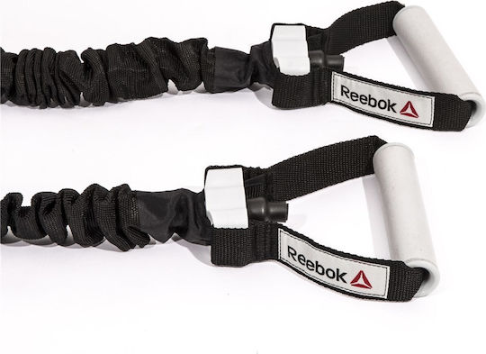 Reebok Λάστιχο Γυμναστικής Σωληνωτό με Λαβές Μαύρο Level 3