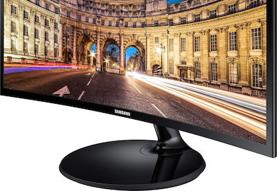 Samsung C27F390FHU VA Curved Monitor 27" FHD 1920x1080 με Χρόνο Απόκρισης 4ms GTG