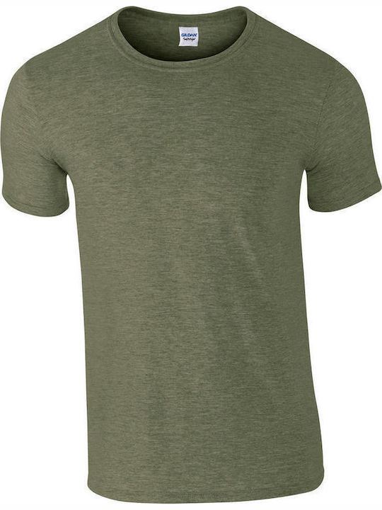 Gildan Softstyle 64000 Men's Short Sleeve Promotional T-Shirt Military Green