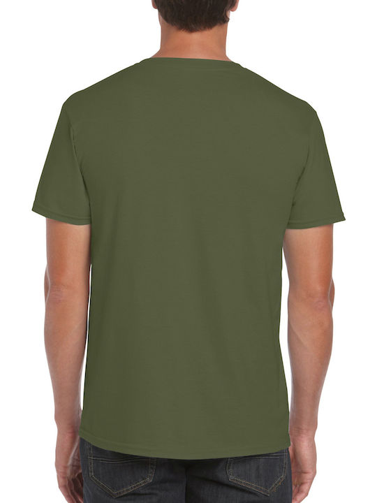 Gildan Softstyle 64000 Men's Short Sleeve Promotional T-Shirt Military Green