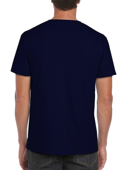 Gildan Softstyle 64000 Men's Short Sleeve Promotional T-Shirt Navy Blue