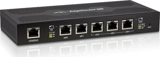 Ubiquiti EdgeRouter PoE Router cu 5 Porturi Gigabit Ethernet