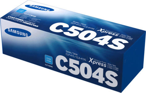 Samsung CLT-C504S Γνήσιο Toner Laser Εκτυπωτή Κυανό 1800 Σελίδων SU025A