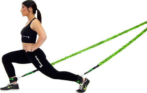 MPF Resistance Band 4 Gymtube Moderate Very Light 1.3m