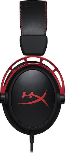 HyperX Cloud Alpha Over Ear Gaming Headset with Connection 3.5mm / 2x3.5mm Red