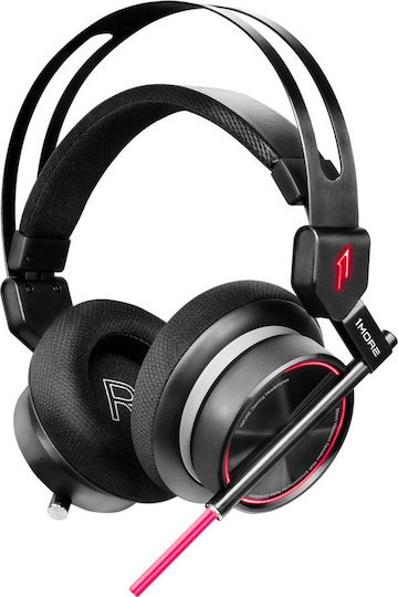 1More H1005 Über Ohr Gaming-Headset mit Verbindung 3,5mm / USB Schwarz
