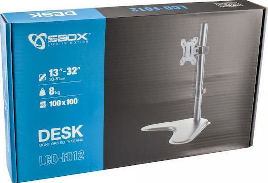 Sbox Επιτραπέζια Βάση Οθόνης έως 32" (LCD-F012)
