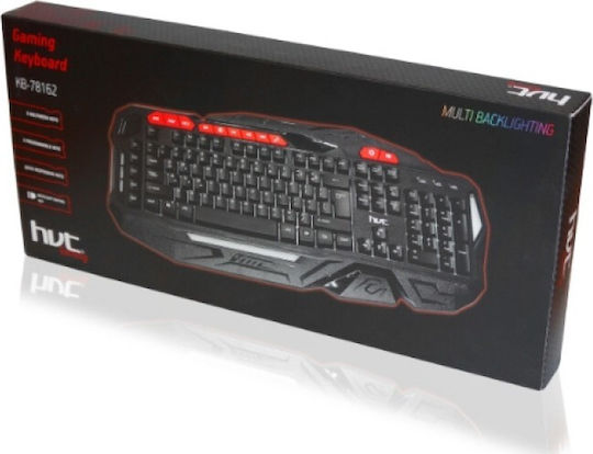 Havit KB78162 Gaming Πληκτρολόγιο με Φωτιζόμενα πλήκτρα (Αγγλικό UK)