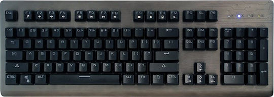 Media-Tech Cobra Pro Inferno Tastatură Mecanică de Gaming cu Comutatoare Cyan AX și Iluminare RGB Limba Tastaturii Engleză SUA Gri