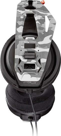Plantronics RIG 400HS Over Ear Gaming Headset με σύνδεση 3.5mm Γκρι