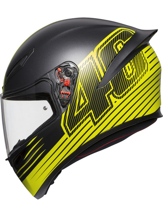 AGV K1 Top Edge 46 Κράνος Μηχανής Full Face 1500gr
