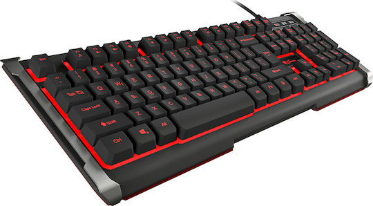 Genesis Rhod 400 Gaming Tastatur mit Beleuchteten Tasten Schwarz
