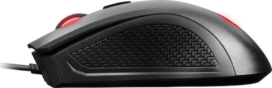MSI Clutch GM10 Gaming Ποντίκι Μαύρο