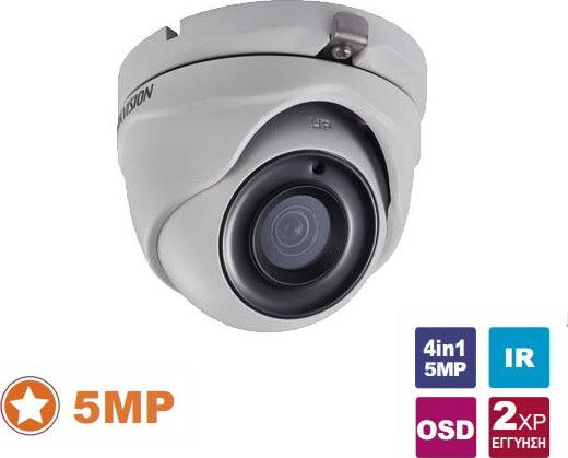 Hikvision DS-2CE56H0T-ITMF CCTV Überwachungskamera Full HD+ 5MP Wasserdicht mit Objektiv 2.8mm