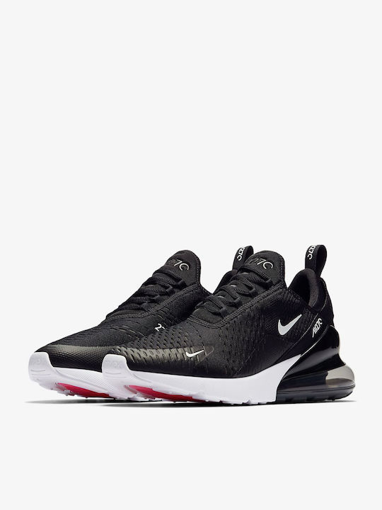 Air Max 270 Men's Sneakers Black Anthracite White Solar Red
