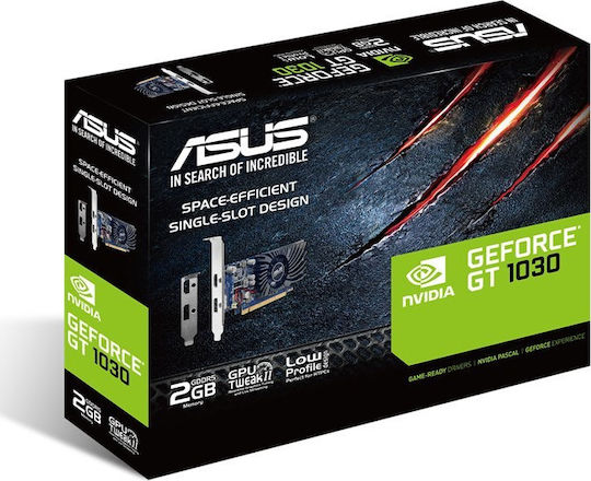 Placa de Video ASUS GeForce GT 1030 Phoenix OC Edition 2GB DDR5 – SCP