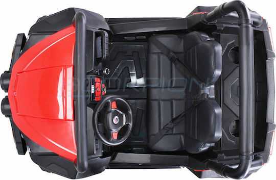 Commander Buggy Doppelsitzer Mit Fernbedienung 24 Volt Rote Für 2+ Jahre