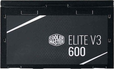 CoolerMaster Elite V3 230V 600W Τροφοδοτικό Υπολογιστή Full Wired