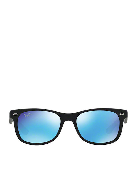 Ray Ban Wayfarer Unbreakable Square Kids Sunglasses with Mirror Lens Black