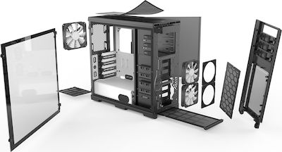Phanteks Enthoo Pro Tempered Glass Voller Turm Computergehäuse Schwarz