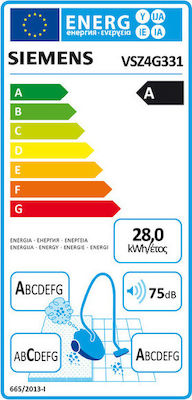 Siemens VSZ4G331 Ηλεκτρική Σκούπα 700W με Σακούλα 4lt