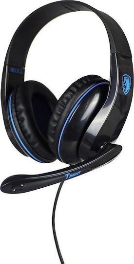 Sades Tpower Over Ear Gaming Headset με σύνδεση 3.5mm Μπλε