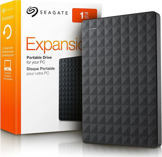 Seagate Expansion Portable (2015) USB 3.0 Externe HDD 1TB 2.5" Schwarz