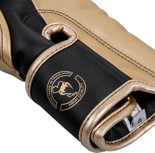 Venum Elite 1392 VENUM-1392 Boxing Gloves made of Synthetic Leather for Match Black/Gold