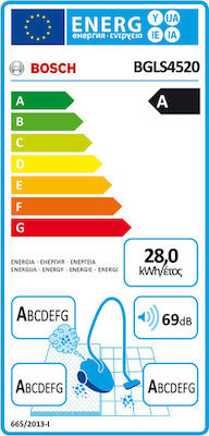 Bosch BGLS4520 Прахосмукачка 750W С торба 4лт