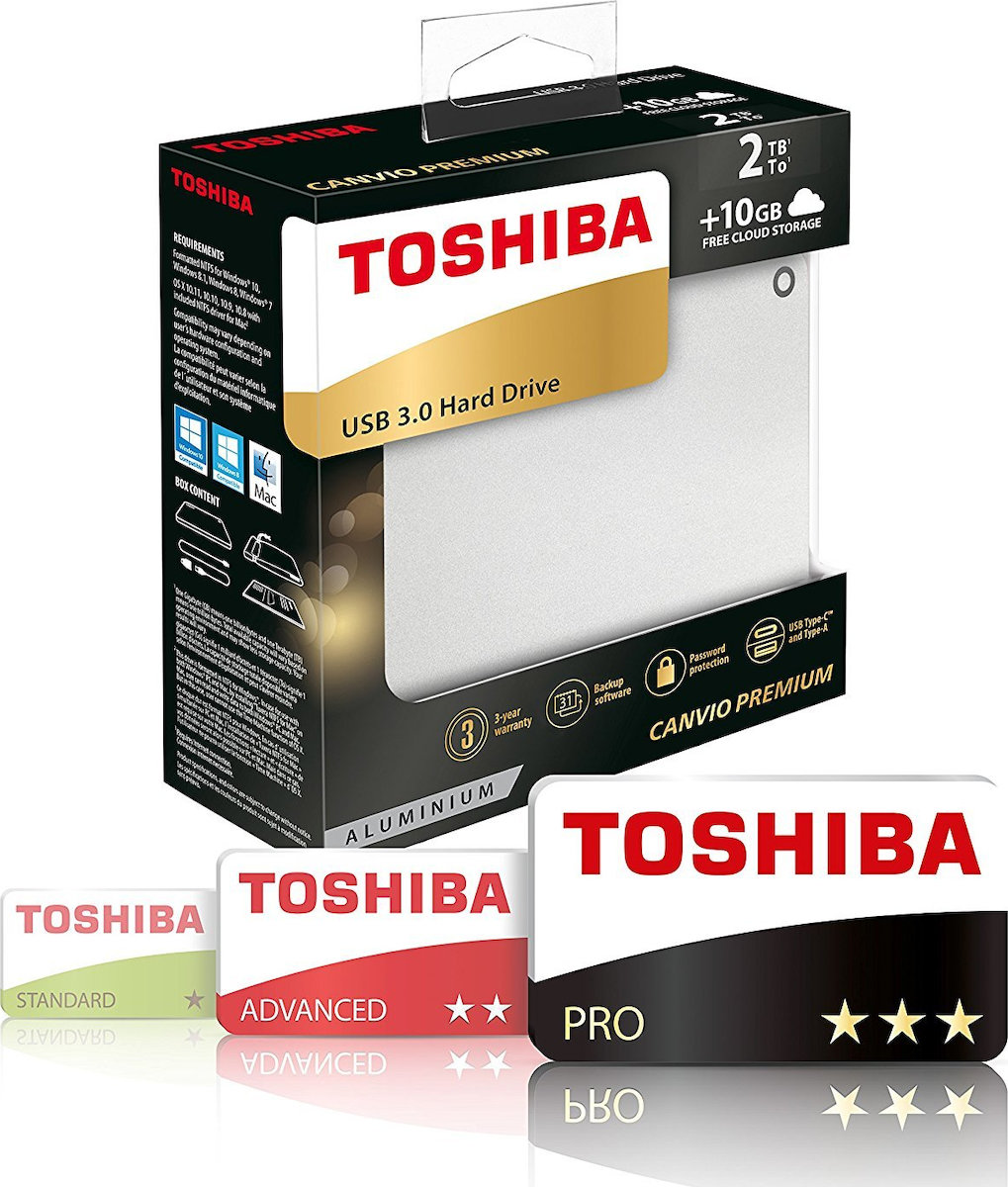 Обзор внешнего жесткого диска toshiba canvio premium